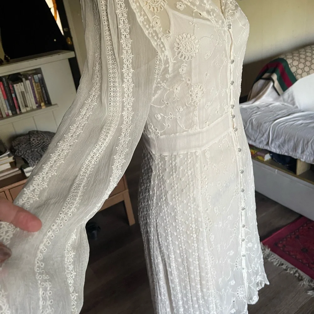 Free People White Lace Dress - Picture 5 of 10